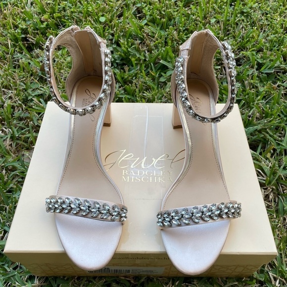 Jewel Badgley Mischka Browen Embellished Woman’s Heels - Picture 5 of 6
